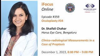 Clinicoradiological Measurements in Proptosis by Dr Shaifali Chahar Fri Dec 1 800 900 PM IST [upl. by Aehc]