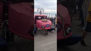 Kinetic sculpture race waterfront funny downtownstupiddrivers [upl. by Blase]