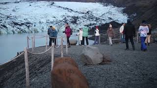 Islande Glacier Solheimajokull  Iceland Sólheimajökull glacier [upl. by Porche]