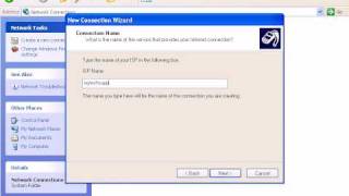 How to Create a Dial Up Connection in Windows XP [upl. by Eyak144]