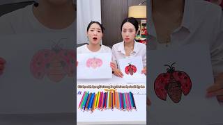 REVIEW bộ bút chì màu xóa được cao cấp funny funnyvideo funnyshorts [upl. by Urbas604]