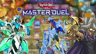 crystal wing dragon VS crystal wing synchro dragon The Winged Dragon Ra YuGiOh Master Duel [upl. by Ancier]