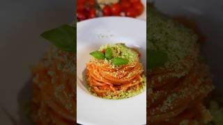 Basil Feta Spaghetti with Roasted Cherry tomatoes [upl. by Joyann]