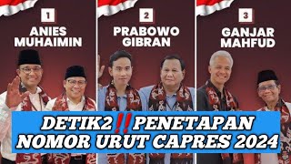 NO URUT SATU ‼️PASANGAN AMIN  PENETAPAN NOMOR URUT CAPRES 2024 DI KPU [upl. by Aubrey]