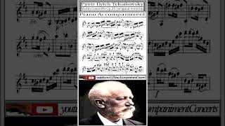 Tchaikovsky Violin Concerto in D Major Piano Accompaniment original version Shorts [upl. by Ardussi]