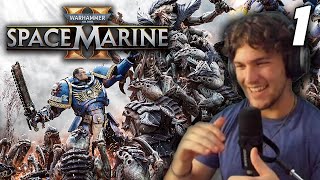 Experiencing Warhammer for the 1st time Warhammer 40000 Space Marine 2 Campaign [upl. by Atekihc150]