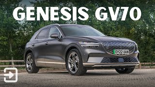 Genesis Electrified GV70 2023 Review  Luxury SUV [upl. by Neelrahs]