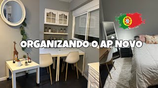 Organizando o apartamento novo minha vida em Portugal  PT 🇵🇹 [upl. by Matthaeus]