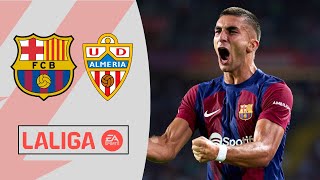 🔴​ FC BARCELONE VS ALMERIA  LE DERNIER MATCH DE LIGA EN 2023 [upl. by Nylorak450]