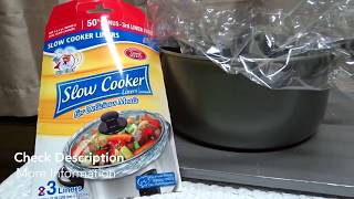 ✅ How To Use Home Select Big Chef Slow Cooker Liners Review [upl. by Christos693]