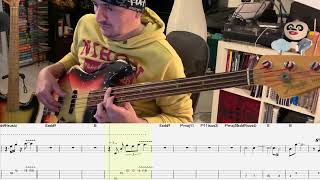 Jaco Pastorius Hejira Joni Mitchell most melancholic bass line ever  Bass cover with tab amp score [upl. by Tenney]