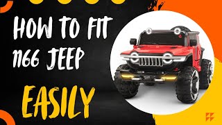 1166 Jeep Fitting kidsjeep toymall toys [upl. by Namilus350]