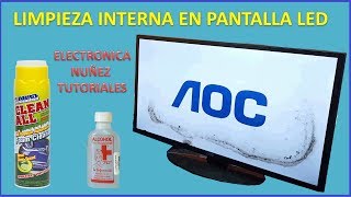 Como limpiar pantallas LED internamente electrónica nuñez [upl. by Koffler980]