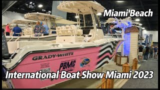 Miami International Boat Show 2023 4K [upl. by Aztiray]