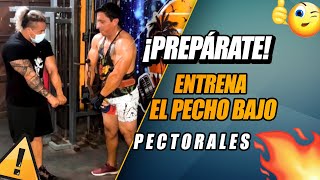 TRABAJA EL PECHO BAJO  Tonifica tus pectorales en POLEA💪🥵  Frank Serapión [upl. by Zetana328]