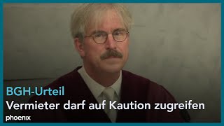 BGHUrteil Aufrechnung von Kaution gegen Schaden [upl. by Atneciv]