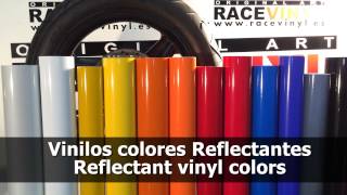 Muestra Vinilos Reflectantes Reflectant vinyl colors [upl. by Anada909]