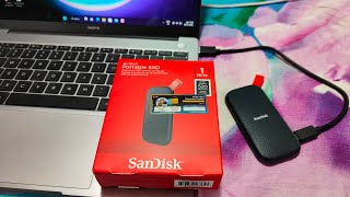 SanDisk 1TB Portable SSD SDSSDE301T00G25 Unboxing and hands on review [upl. by Roeser]