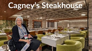 Dining at Cagneys Steakhouse on Norwegian Viva An Accessible Feast [upl. by Pedaiah]