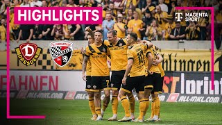 Dynamo Dresden  FC Ingolstadt 04  Highlights 3 Liga  MAGENTA SPORT [upl. by Aranat]