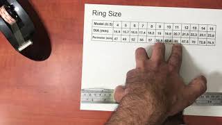 The Easiest and Fastest way to know your Ring size [upl. by Logan]