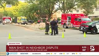 Man shot in neighbor dispute in Walled Lake [upl. by Warwick763]