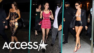 2022 Met Gala Afterparties Kendall Jenner Hailey Bieber’s Wild Styles [upl. by Enelad]