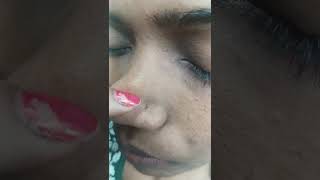 🥲🥲🥲nose pin Kaise pahne🥺🥺🥺Nisha beauty parlour nose ka Chhed Kaise Bada Karenyoutube viral [upl. by Emory]