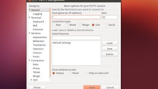 How to install putty SSH and telnet client in ubuntu Linux [upl. by Comyns513]