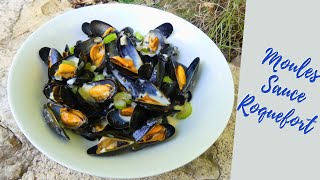 Moules au Roquefort  Recette pour les Gourmands  La Mer et le Fromage [upl. by Soirtimid]