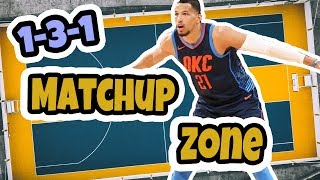 131 Matchup Zone Defense in Basketball [upl. by Namyh890]