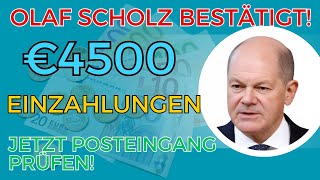 EILIGE AKTUALISIERUNG Einmalzahlung von 4500€ an alle Rentner überwiesen–Jetzt EMails überprüfen [upl. by Ialocin646]