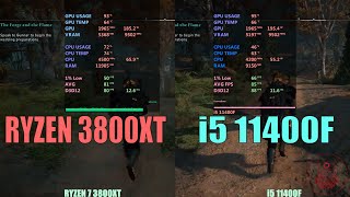 Core i5 11400F vs Ryzen 7 3800XT [upl. by Redfield]