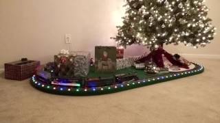 MTH Oscale train running under the Christmas tree 2016 [upl. by Hephzipah]