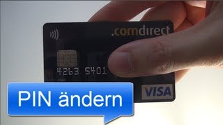 PIN ändern  Comdirect Visa Card [upl. by Bocock]