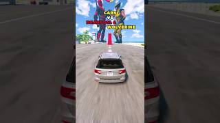 Cars VS Deadpool amp Wolverine 🚗  BeamNGdrive shorts [upl. by Ragucci]