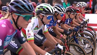 Cyclocross Beringen Women Elite 50fps 08 Oct 2023 [upl. by Adrienne]