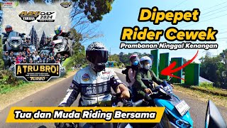 GILAA ‼️Seru Banget Riding Bareng Ke Candi Prambanan Ada 1500 Rider Di Acara Maxiday 2024 [upl. by Xuaegram]