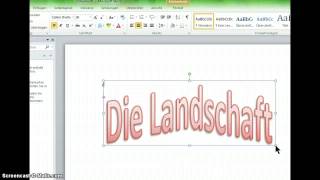 WordArt mit Word 2010  Überschriften formatieren [upl. by Vadim]