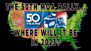 BMW MOA National Rally 2023 Date amp Site Public Announcement  Its the 50th [upl. by Monaco739]