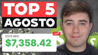 TOP 5 PRODUCTOS DROPSHIPPING Agosto [upl. by Naimad69]