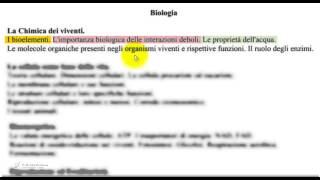 1 La chimica dei viventi per i test di ammissione [upl. by Hiett]