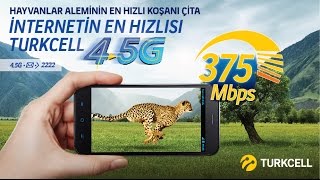 Hayvanların En Hızlısı Çita İnternetin En Hızlısı Turkcell 45G [upl. by Aenyl]