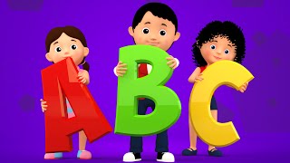 ABC Song  3d Nursery Rhymes  Kids Songs  Childrens Videos  Phonics Songs For Toddlers  Kids Tv [upl. by Wallinga]