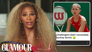 Serena Williams Debunks Every Tennis Myth  Glamour [upl. by Evilc]