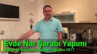 Evde Nar Şarabı Yapımı [upl. by Nwahsram]