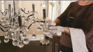 Easy Crystal Chandelier Cleaning Tips  Tips from Lamps Plus [upl. by Eetsirhc]