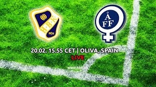 HALMSTADS BK vs ATVIDABERG FF  Oliva SPAIN [upl. by Eiwoh468]