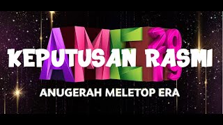 ANUGERAH MeleTOP ERA 2019  Senarai Keputusan amp Anugerah Top Top MeleTOP [upl. by Alebasi]