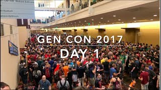 Gen Con 2017 Day 1 [upl. by Leeth]